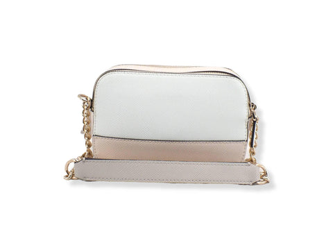 GUESS Borsa Tracolla Noelle Crossbody Camera Double White Multi ZG787914 - Sandrini Calzature e Abbigliamento