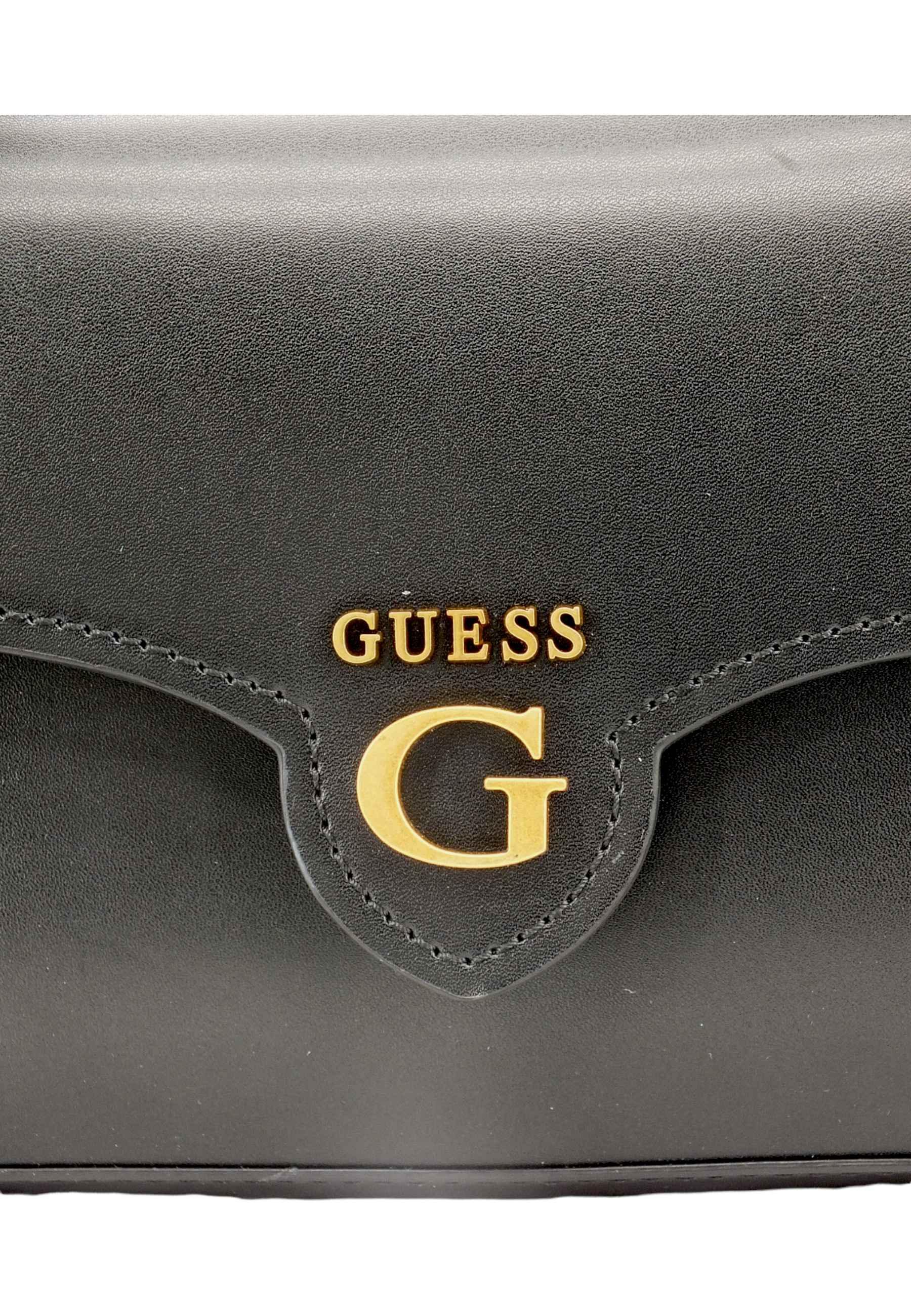 GUESS Borsa Tracolla Rossana Crossbody Black VB855121 - Sandrini Calzature e Abbigliamento