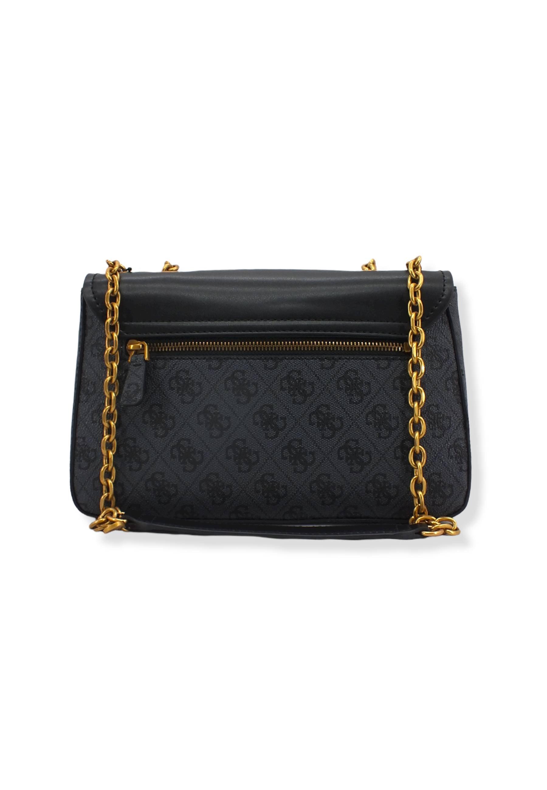 GUESS Borsa Tracolla Rossana Crossbody Grigio Coal Logo Multi SB855121 - Sandrini Calzature e Abbigliamento