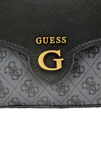 GUESS Borsa Tracolla Rossana Crossbody Grigio Coal Logo Multi SB855121 - Sandrini Calzature e Abbigliamento