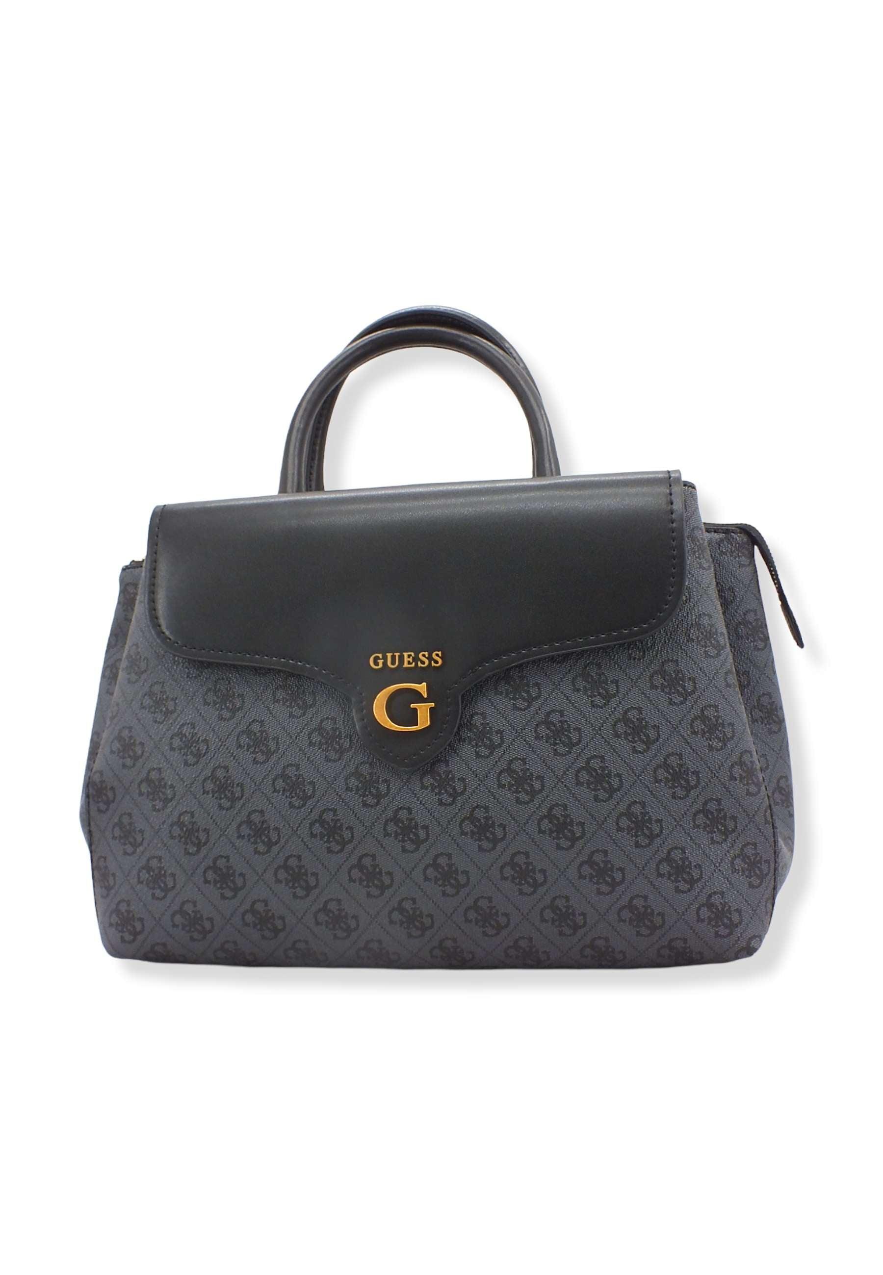 GUESS Borsa Tracolla Rossana Grigio Coal Logo Multi SB855106 - Sandrini Calzature e Abbigliamento