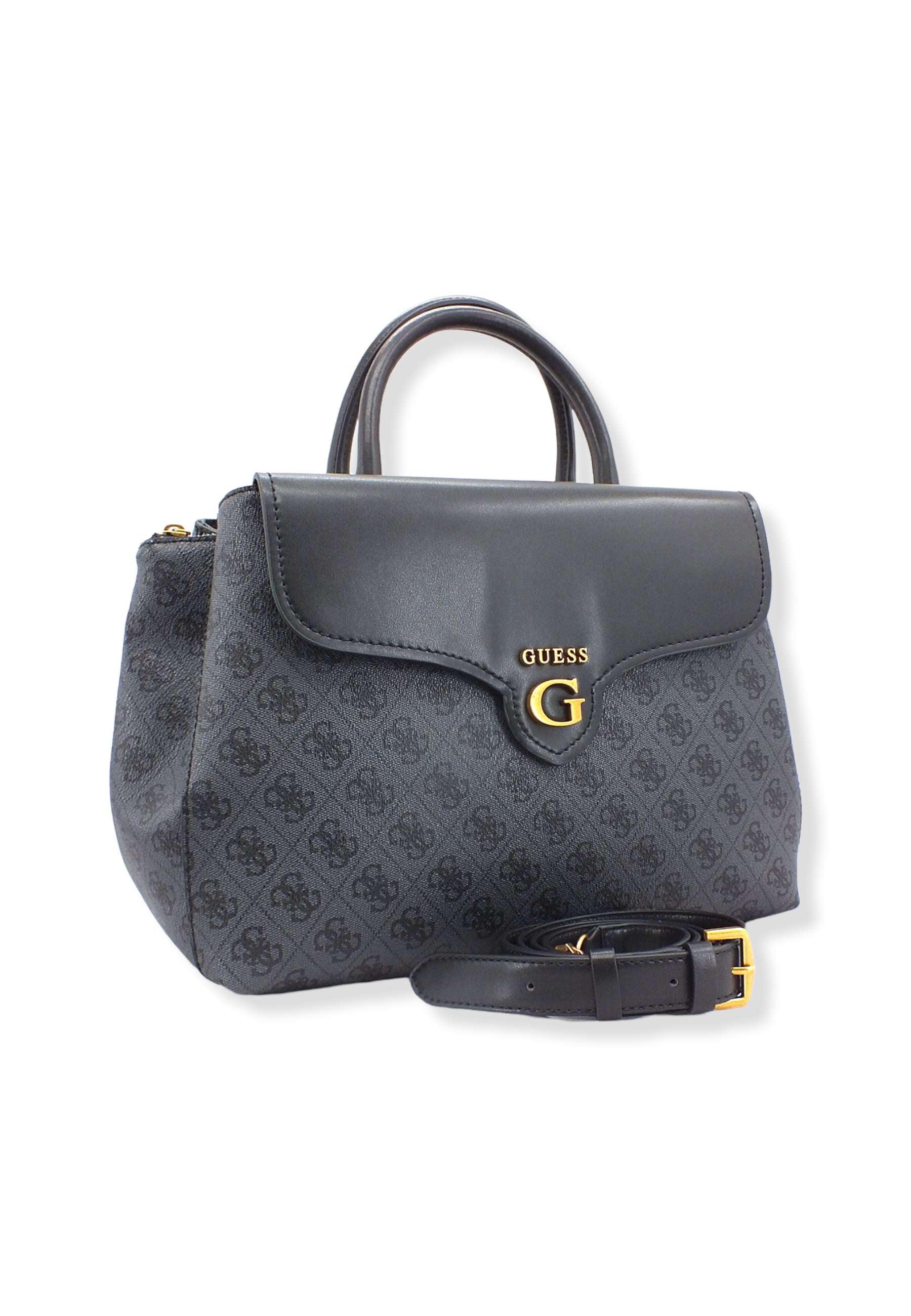 GUESS Borsa Tracolla Rossana Grigio Coal Logo Multi SB855106 - Sandrini Calzature e Abbigliamento