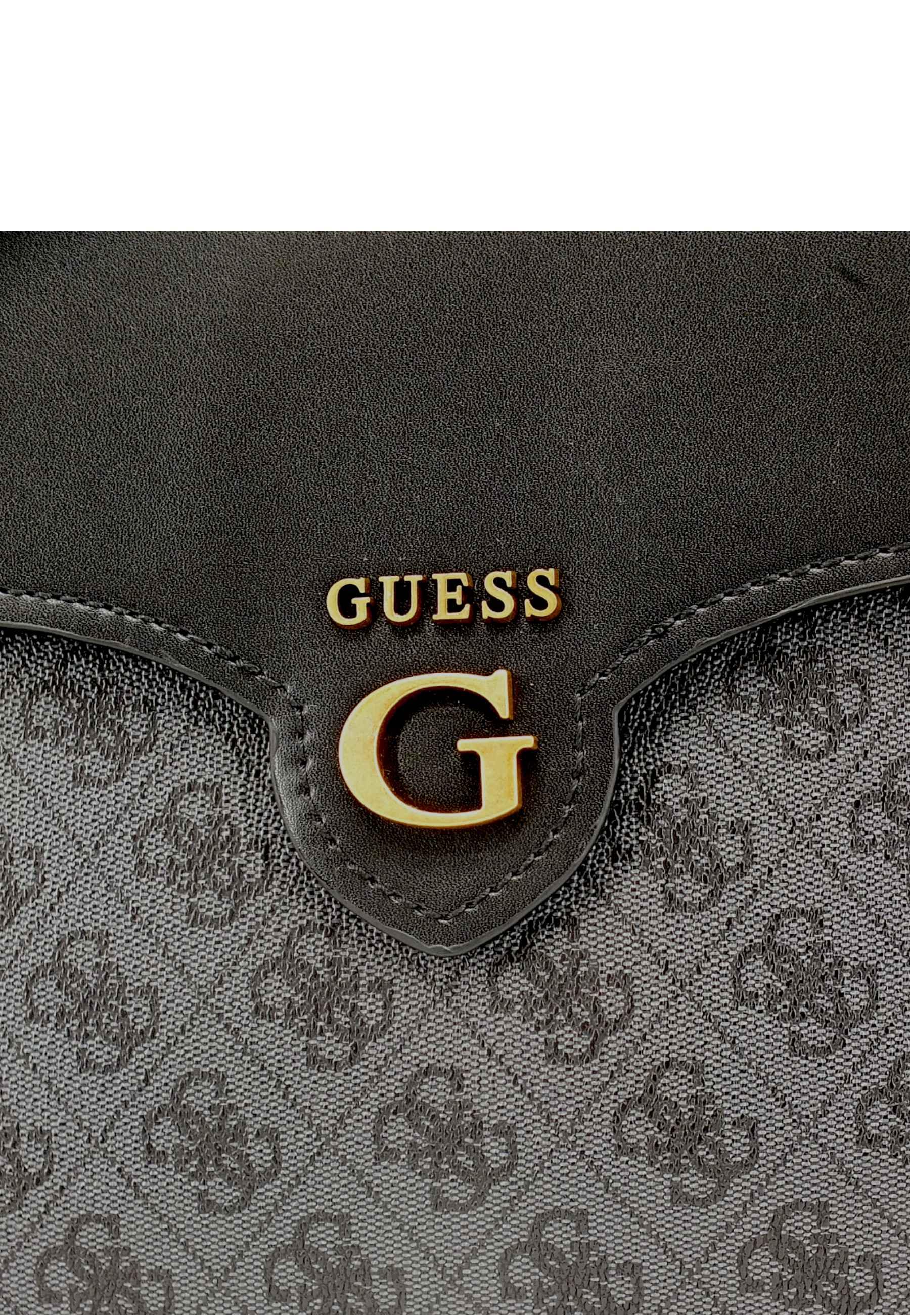 GUESS Borsa Tracolla Rossana Grigio Coal Logo Multi SB855106 - Sandrini Calzature e Abbigliamento