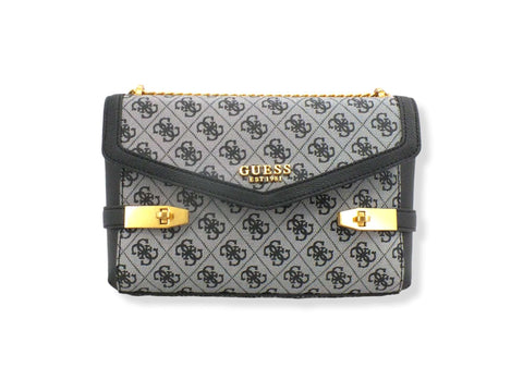 GUESS Borsa Tracolla Zadie Loghi Black Logo SA839619 - Sandrini Calzature e Abbigliamento