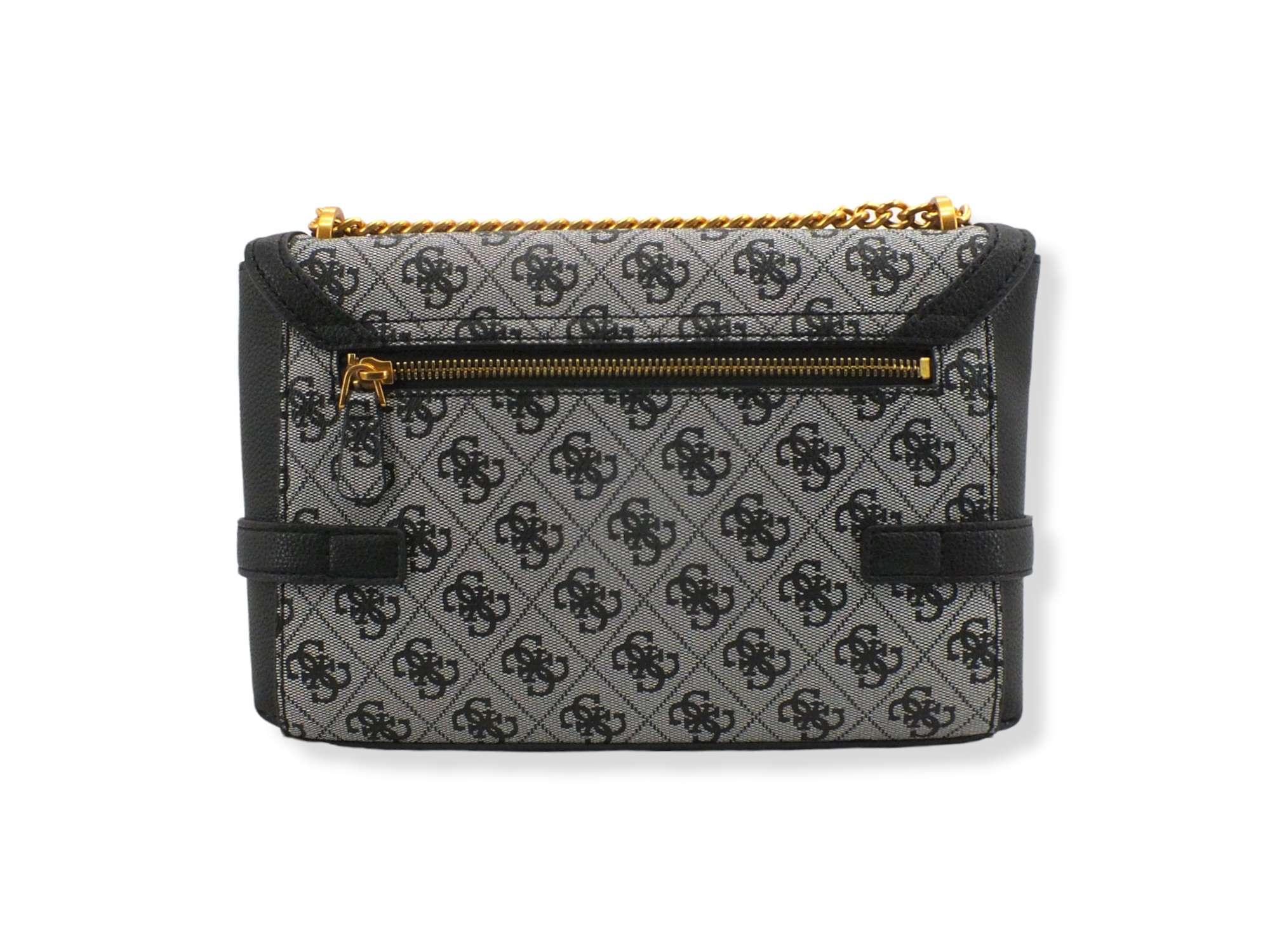 GUESS Borsa Tracolla Zadie Loghi Black Logo SA839619 - Sandrini Calzature e Abbigliamento