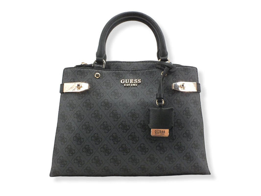 GUESS Borsa Tracolla Zadie Loghi Nero Coal Logo SG839606 - Sandrini Calzature e Abbigliamento