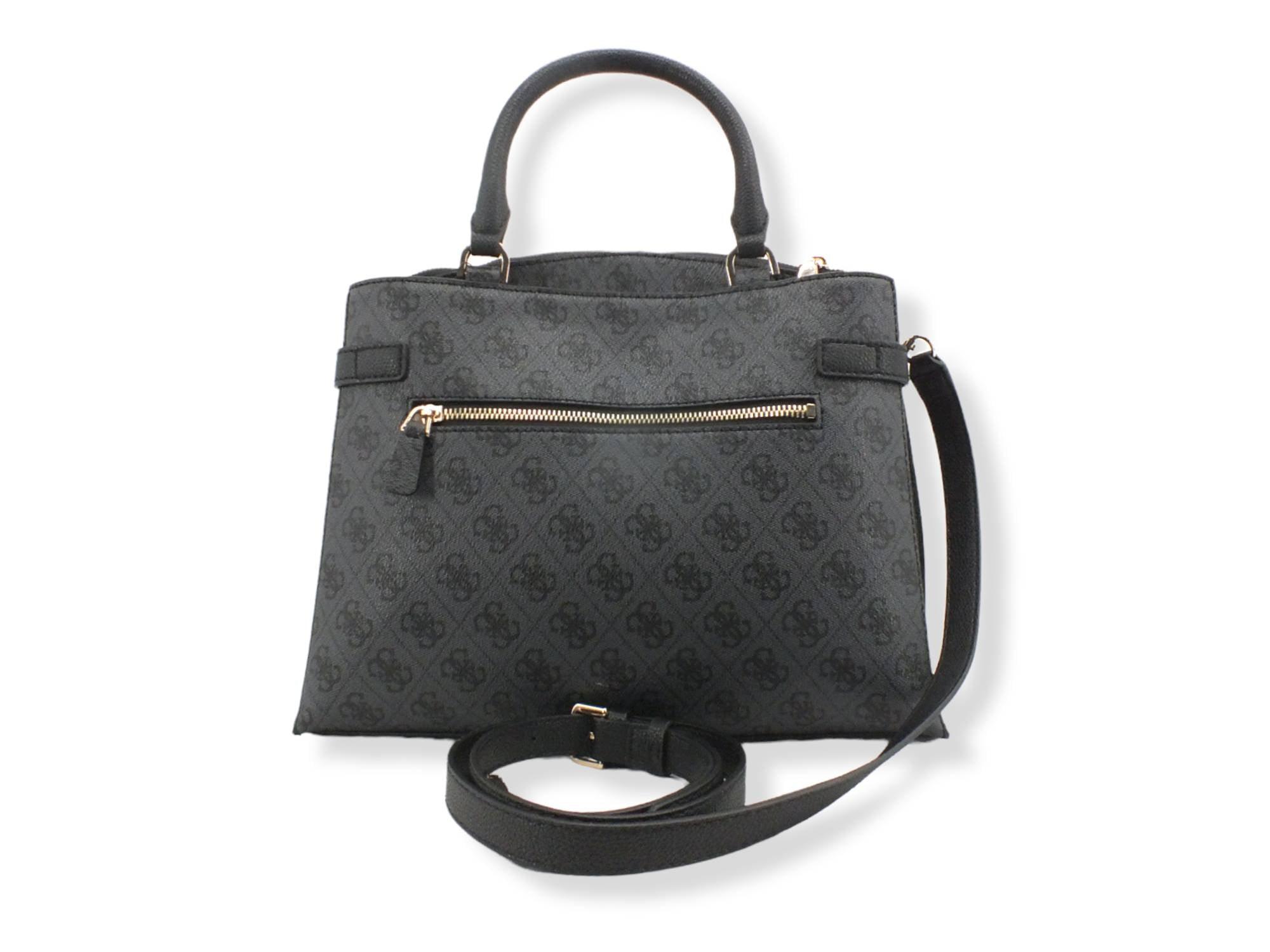 GUESS Borsa Tracolla Zadie Loghi Nero Coal Logo SG839606 - Sandrini Calzature e Abbigliamento