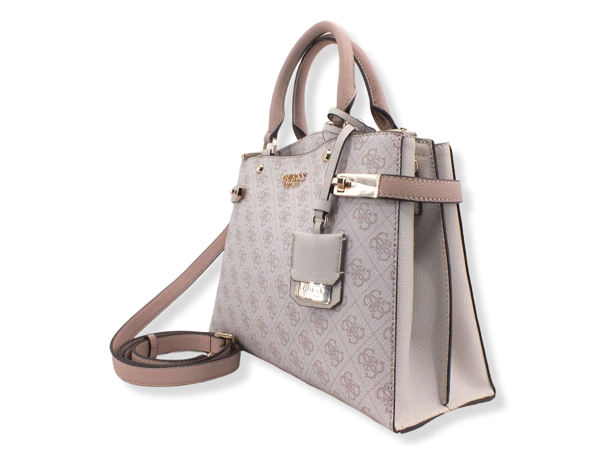 GUESS Borsa Tracolla Zadie Loghi Rosa Powder Logo SG839606 - Sandrini Calzature e Abbigliamento