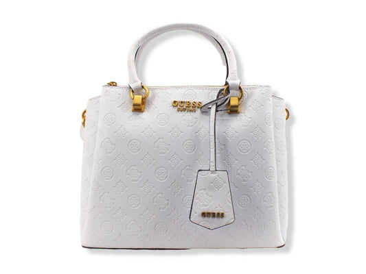 GUESS Borsa Tracolla Zanelle Loghi Rilievo White Logo PA849206 - Sandrini Calzature e Abbigliamento