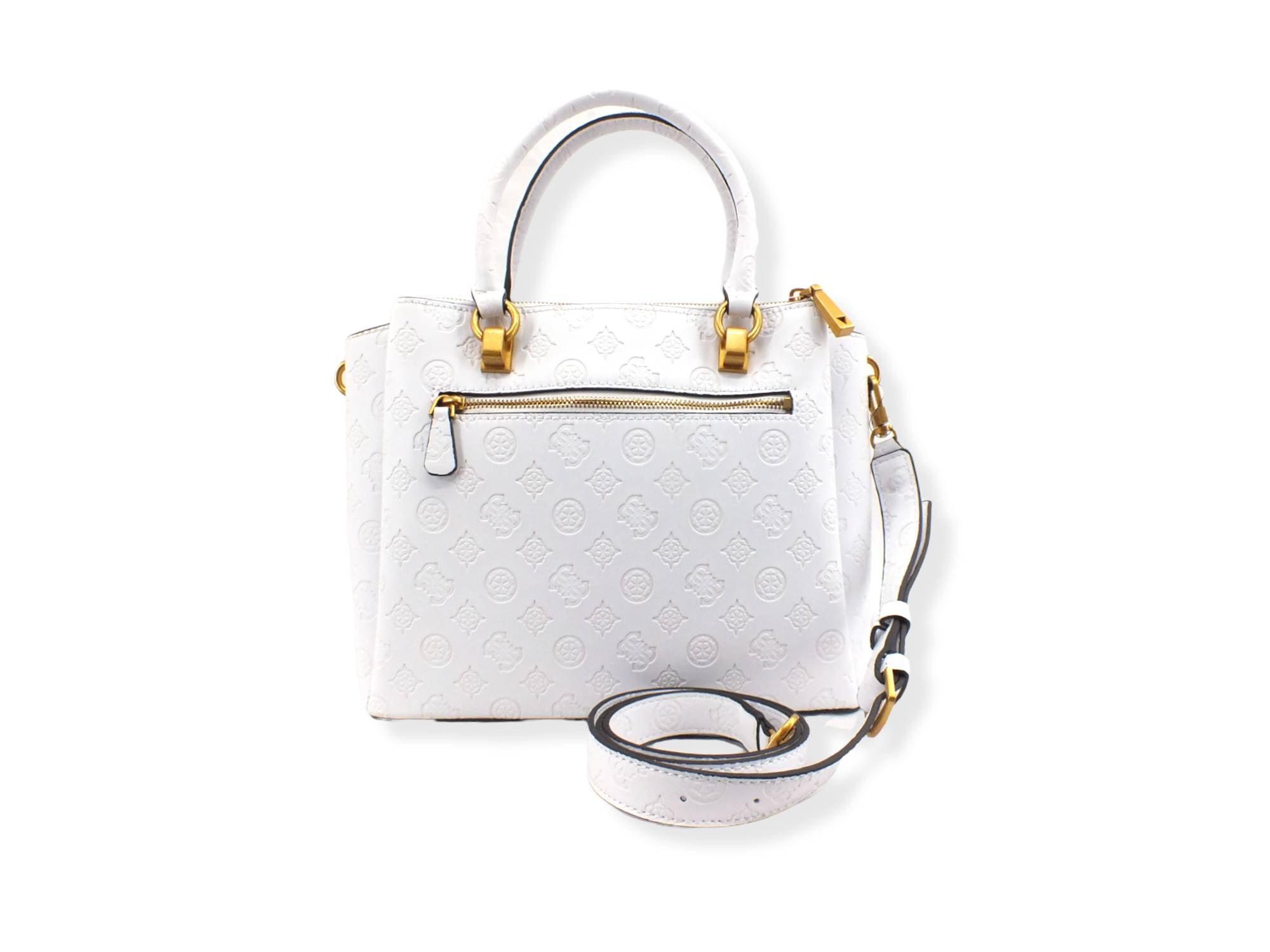 GUESS Borsa Tracolla Zanelle Loghi Rilievo White Logo PA849206 - Sandrini Calzature e Abbigliamento
