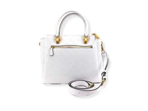 GUESS Borsa Tracolla Zanelle Loghi Rilievo White Logo PA849206 - Sandrini Calzature e Abbigliamento