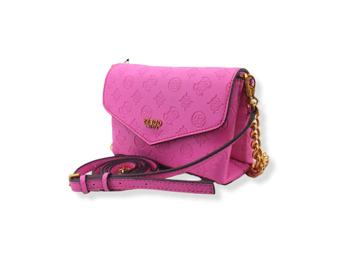 GUESS Borsa Tracolla Zanelle Mini Loghi Rilievo Vivid Rose Logo PA849278 - Sandrini Calzature e Abbigliamento