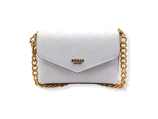 GUESS Borsa Tracolla Zanelle Mini Loghi Rilievo White Logo PA849278 - Sandrini Calzature e Abbigliamento