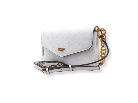GUESS Borsa Tracolla Zanelle Mini Loghi Rilievo White Logo PA849278 - Sandrini Calzature e Abbigliamento
