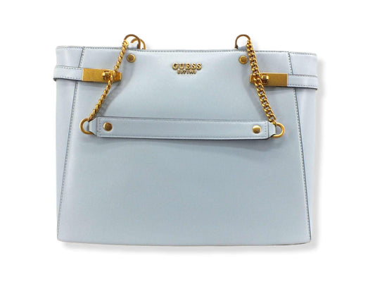 GUESS Borsa Zadie Tote Girlfriend Azzurro Pale Cloud VA841523 - Sandrini Calzature e Abbigliamento