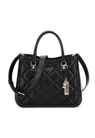 GUESS Caddie Borsa Girlfriend Satchel Black GG878306 - Sandrini Calzature e Abbigliamento