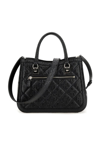 GUESS Caddie Borsa Girlfriend Satchel Black GG878306 - Sandrini Calzature e Abbigliamento