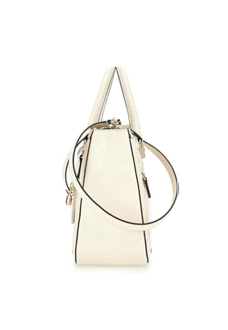 GUESS Caddie Borsa Girlfriend Satchel Stone Bianco GG878306 - Sandrini Calzature e Abbigliamento