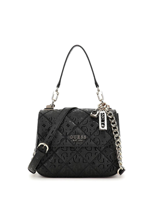 GUESS Caddie Borsa Top Handle Black GG878319 - Sandrini Calzature e Abbigliamento