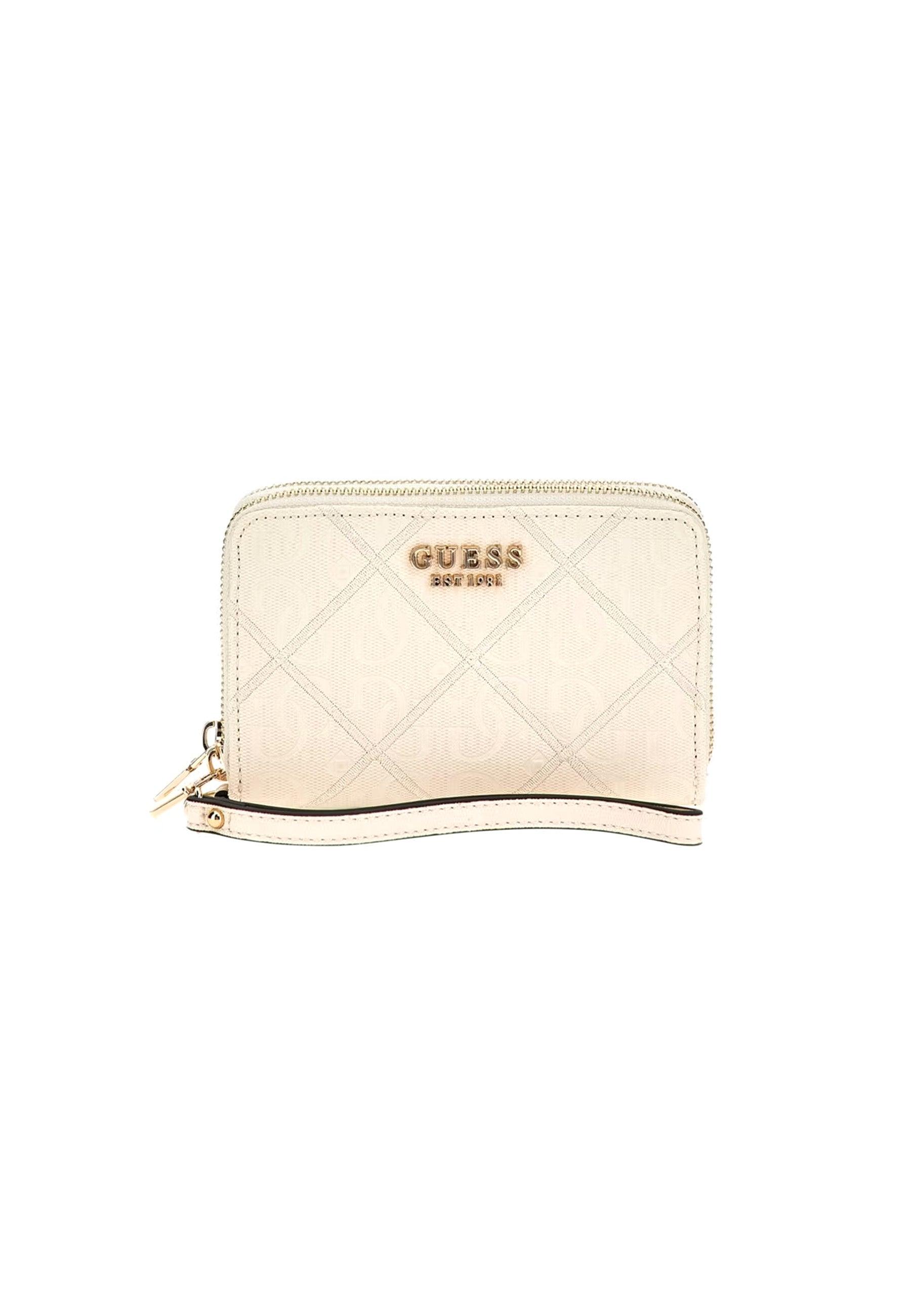 GUESS Caddie Portafoglio Donna Stone Beige GG878364 - Sandrini Calzature e Abbigliamento