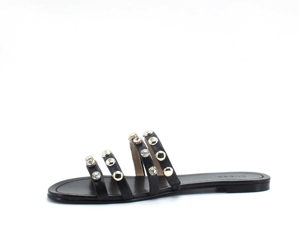 GUESS Ciabatta Listini Borchie Pietre Black FL6CEVELE19 - Sandrini Calzature e Abbigliamento
