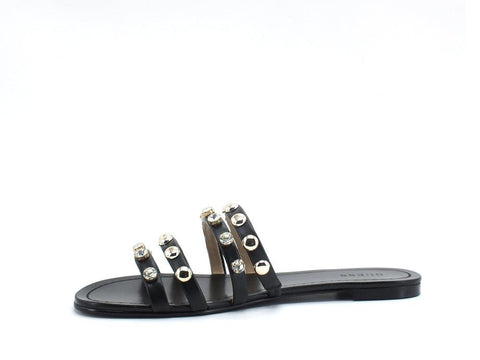 GUESS Ciabatta Listini Borchie Pietre Black FL6CEVELE19 - Sandrini Calzature e Abbigliamento