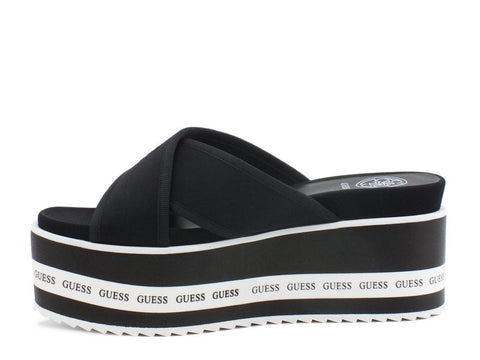 GUESS Ciabatta Platform Black FL6REMELE19 - Sandrini Calzature e Abbigliamento