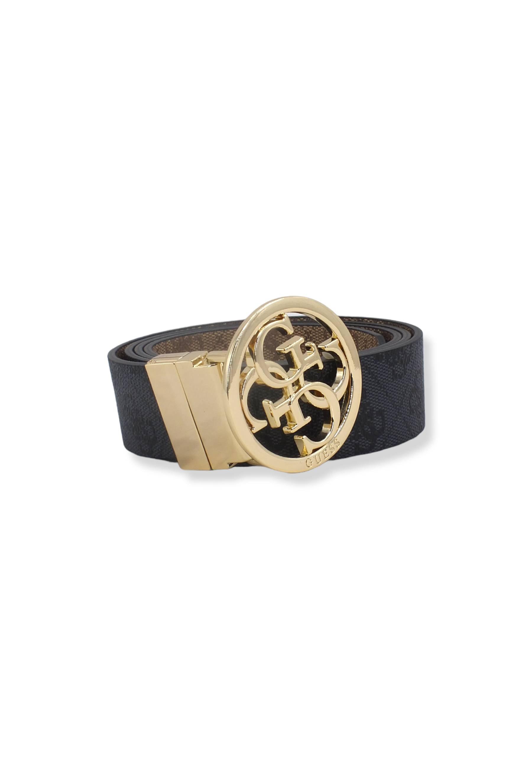 GUESS Cintura Donna Bicolor Marrone Latte Coal BW7720VIN35 - Sandrini Calzature e Abbigliamento