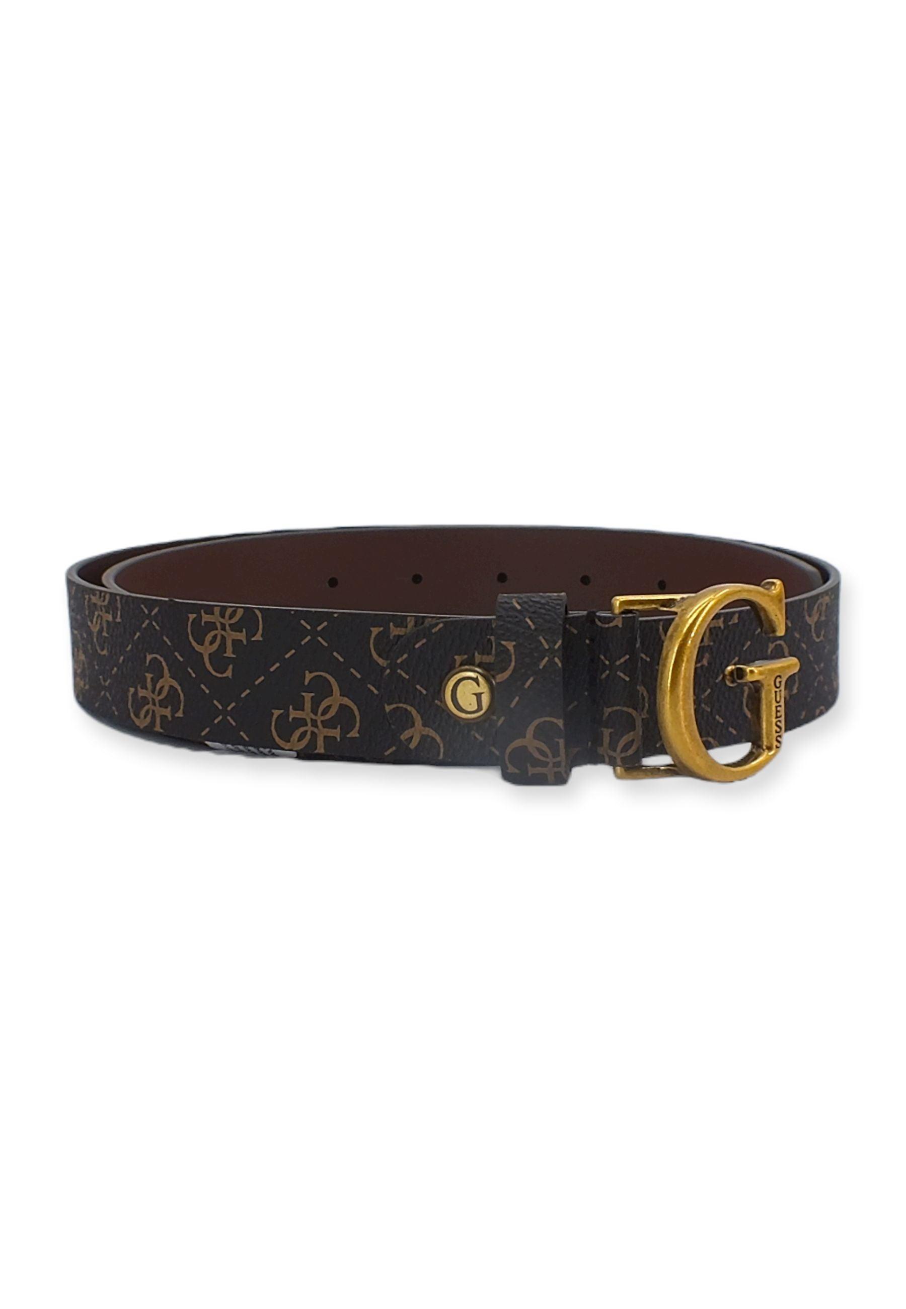 GUESS Cintura Loghi Donna Brown Logo BW7715VIN30 - Sandrini Calzature e Abbigliamento