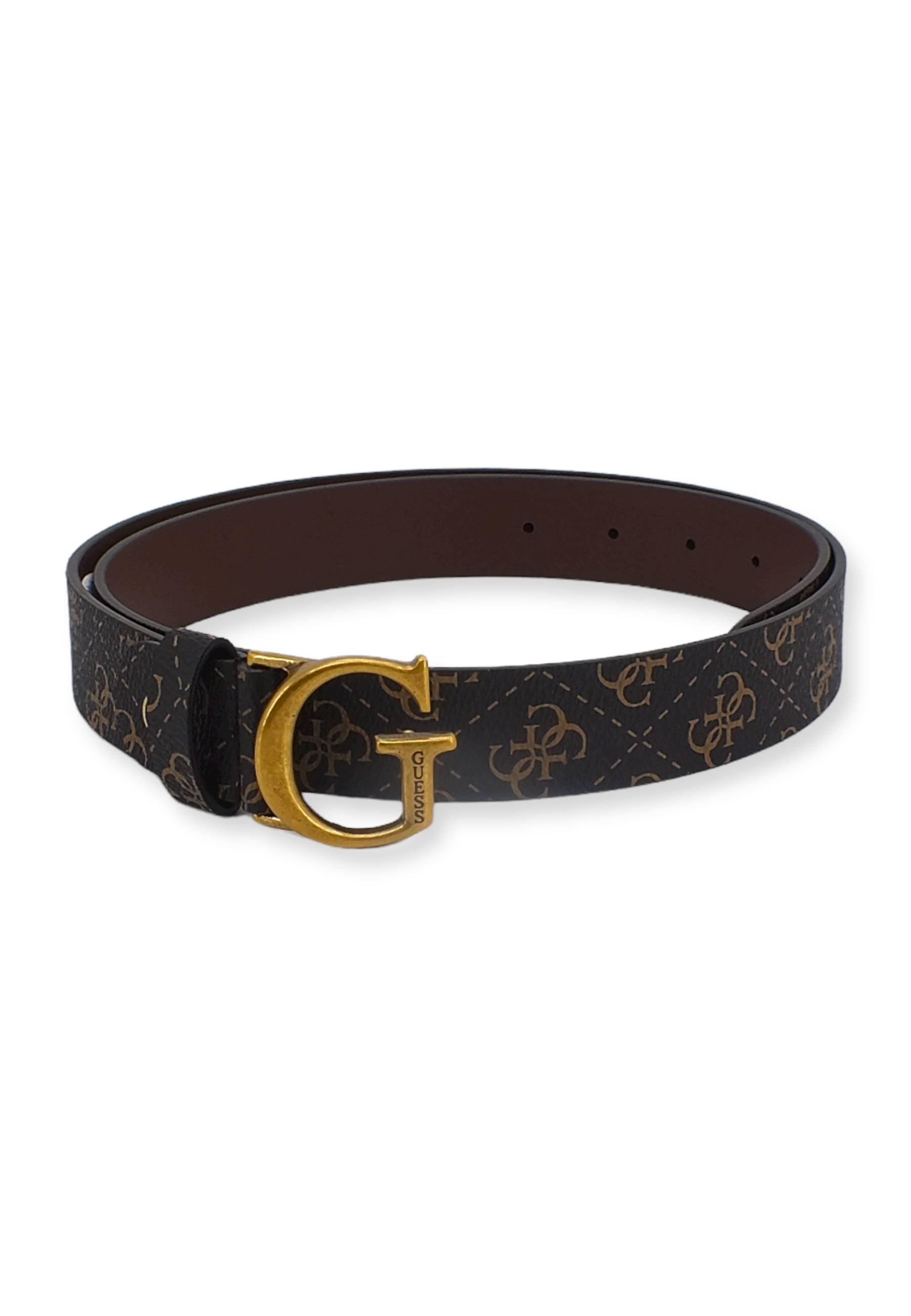 GUESS Cintura Loghi Donna Brown Logo BW7715VIN30 - Sandrini Calzature e Abbigliamento