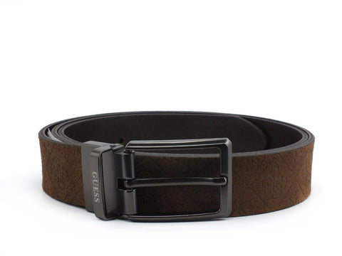 GUESS Cintura Uomo Reversibile Loghi Brown BM7259LEA35 - Sandrini Calzature e Abbigliamento