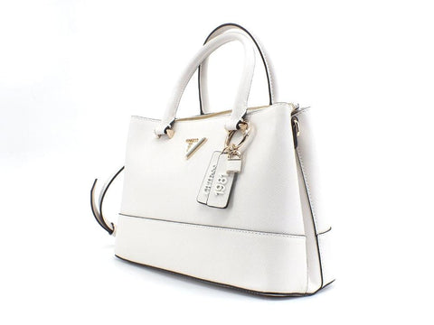 GUESS Cordelia Borsa Satchel Luxury Ivory VG813006 - Sandrini Calzature e Abbigliamento