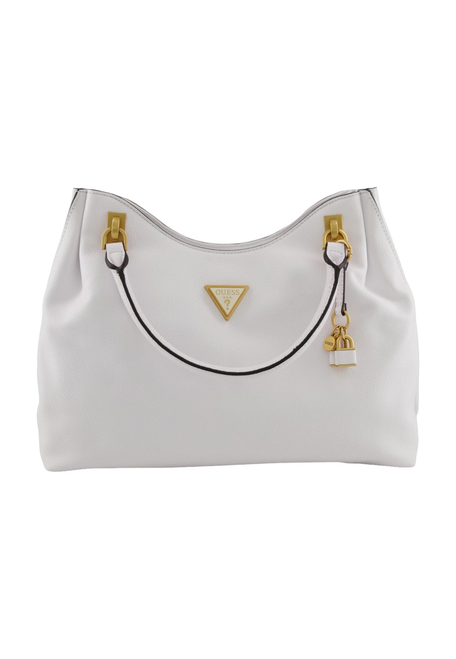 GUESS Cosette Borsa Girlfriend Carryall Donna White VA922223 - Sandrini Calzature e Abbigliamento