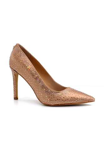 GUESS Décolléte Strass Donna Nude Bronzo FL5SLKSAT08 - Sandrini Calzature e Abbigliamento