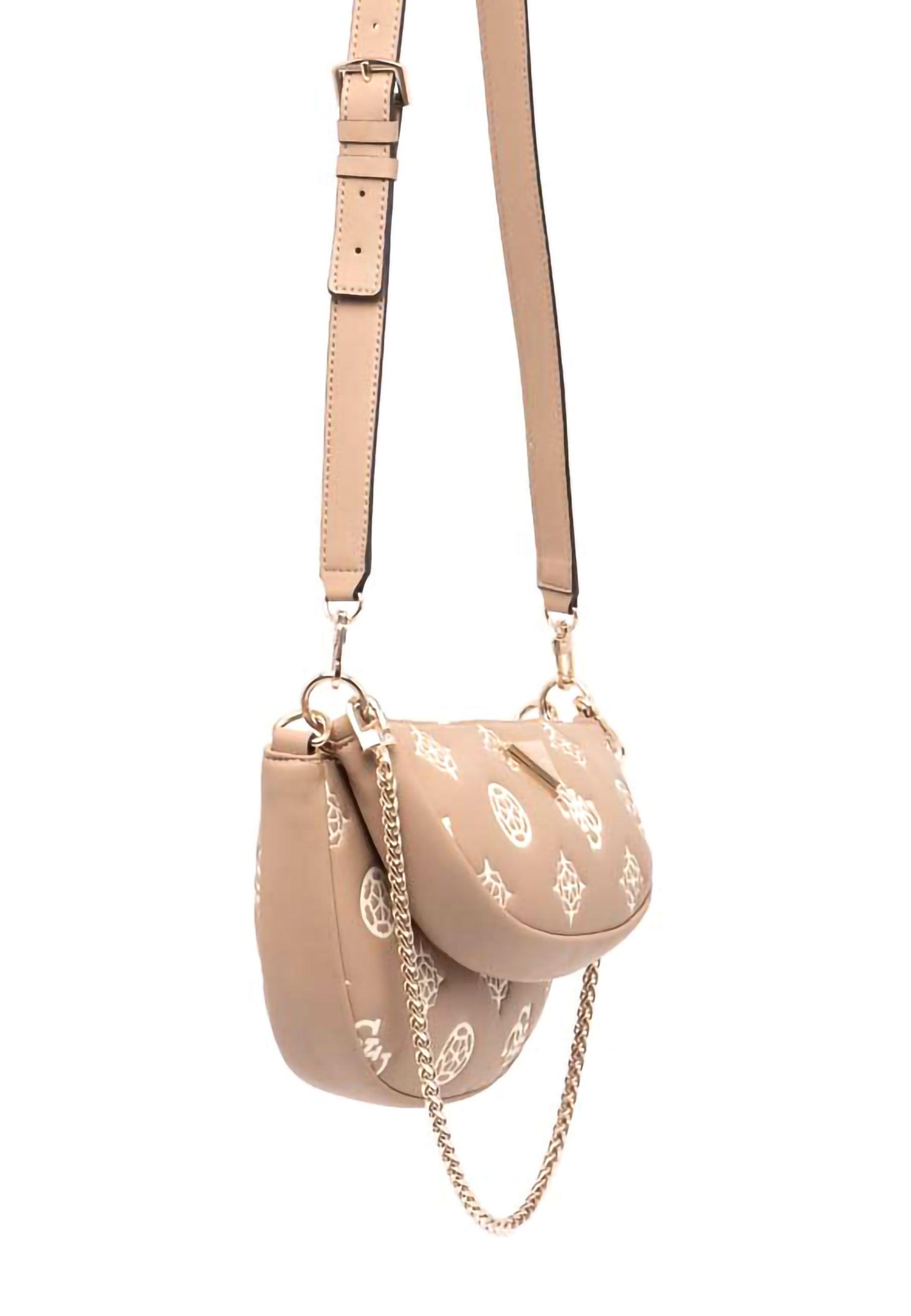 GUESS Deesa Logo Mini Borsa Tracolla Donna Taupe PG931471 - Sandrini Calzature e Abbigliamento