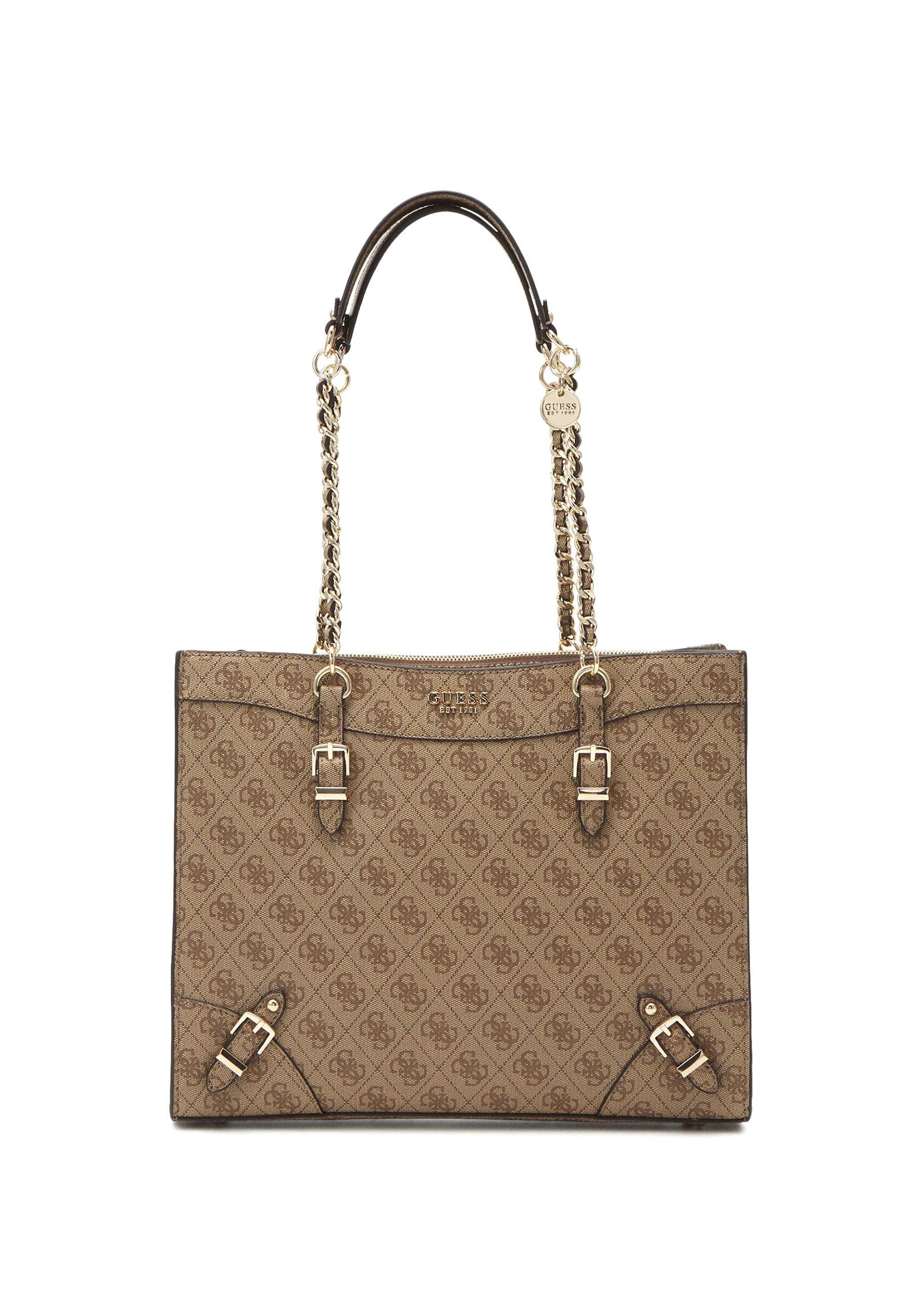 GUESS Didi Borsa Socety Tote Latte Logo SG874423 - Sandrini Calzature e Abbigliamento