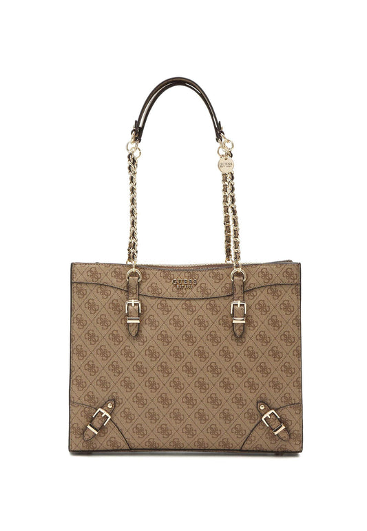 GUESS Didi Borsa Socety Tote Latte Logo SG874423 - Sandrini Calzature e Abbigliamento