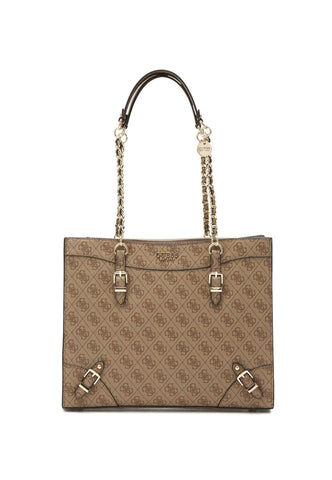 GUESS Didi Borsa Socety Tote Latte Logo SG874423 - Sandrini Calzature e Abbigliamento