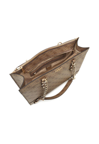 GUESS Didi Borsa Socety Tote Latte Logo SG874423 - Sandrini Calzature e Abbigliamento