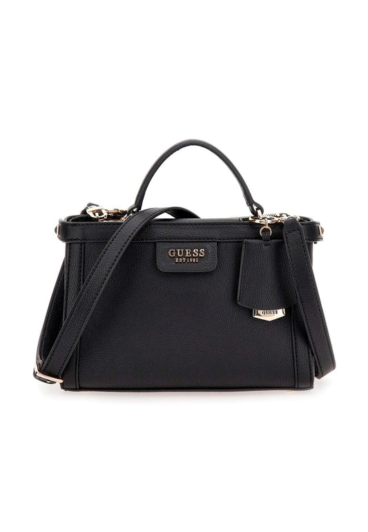 GUESS Eco Angy Borsa Socety Satchel Black EVG896505 - Sandrini Calzature e Abbigliamento
