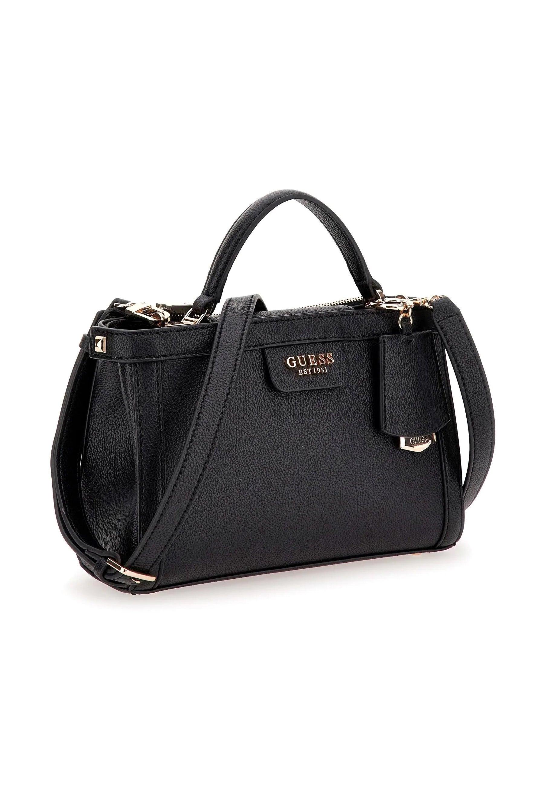 GUESS Eco Angy Borsa Socety Satchel Black EVG896505 - Sandrini Calzature e Abbigliamento