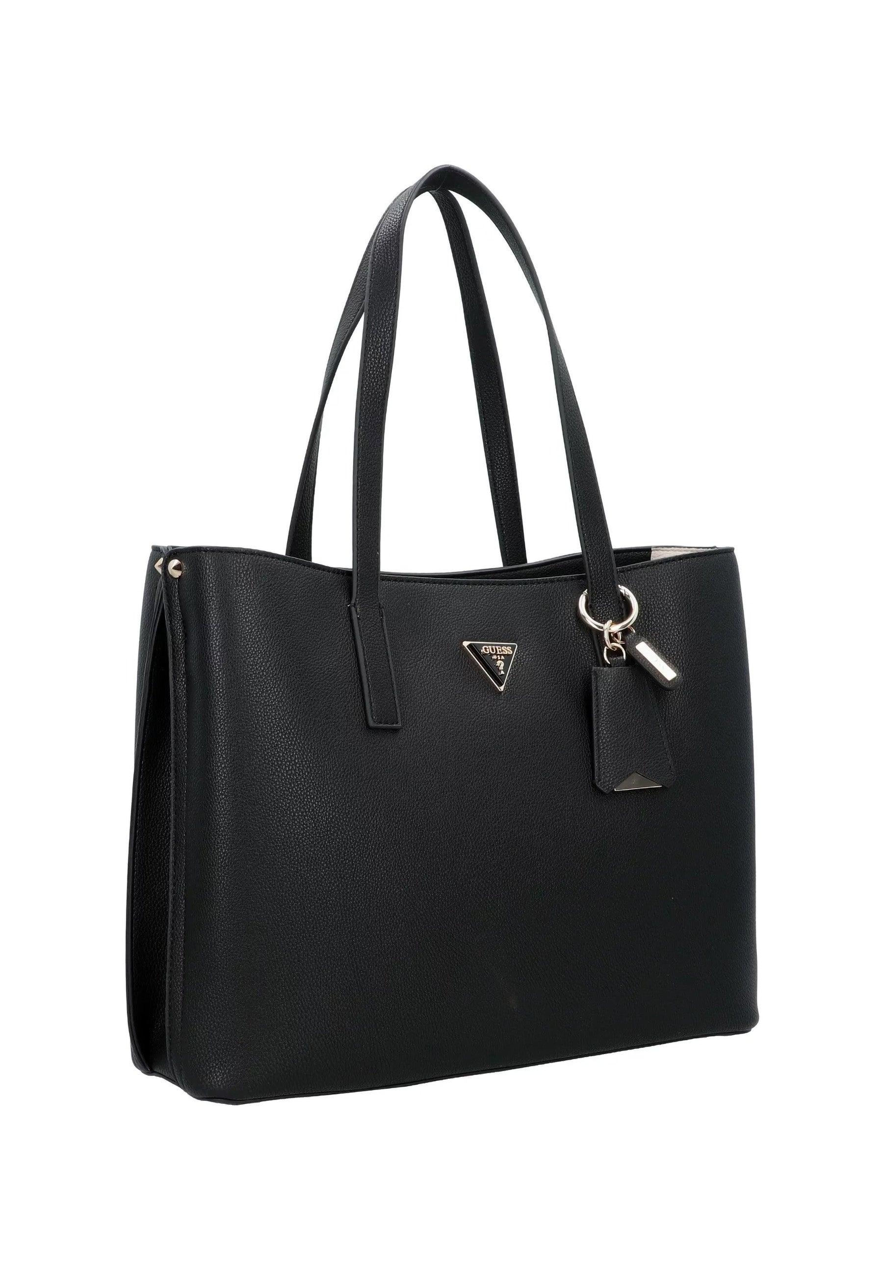 GUESS Eco Angy Borsa Socety Tote Black EVG896523 - Sandrini Calzature e Abbigliamento