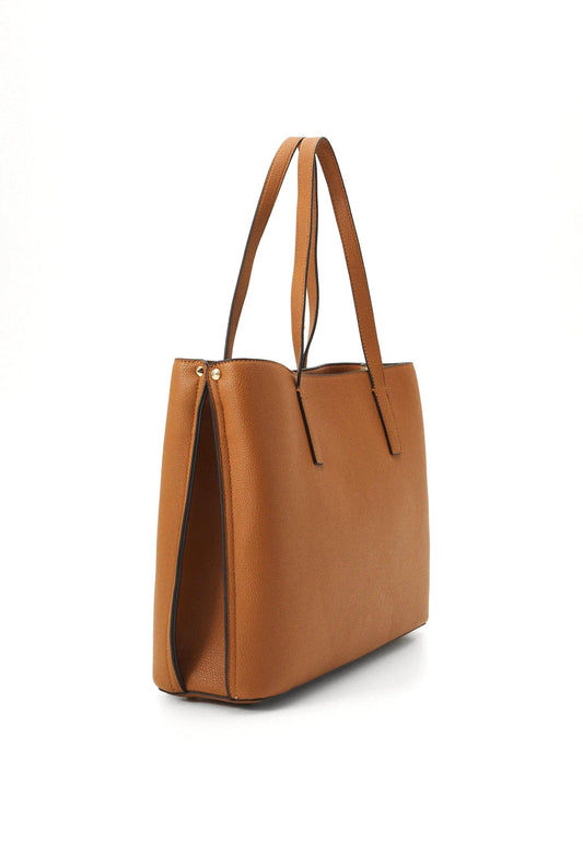 GUESS Eco Angy Borsa Tote Socety Cognac Marrone EVG896523 - Sandrini Calzature e Abbigliamento