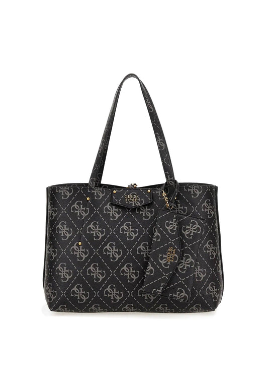 GUESS Eco Brenton Borsa Tote Con Pochette Coal Logo ESO839023 - Sandrini Calzature e Abbigliamento