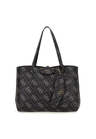GUESS Eco Brenton Borsa Tote Con Pochette Coal Logo ESO839023 - Sandrini Calzature e Abbigliamento