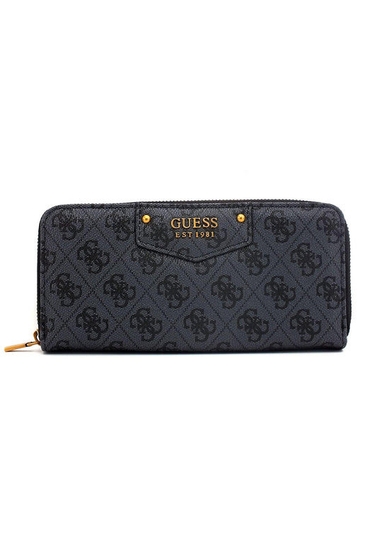 GUESS Eco Brenton Portafoglio Donna Grigio Coal Logo ESB839046 - Sandrini Calzature e Abbigliamento