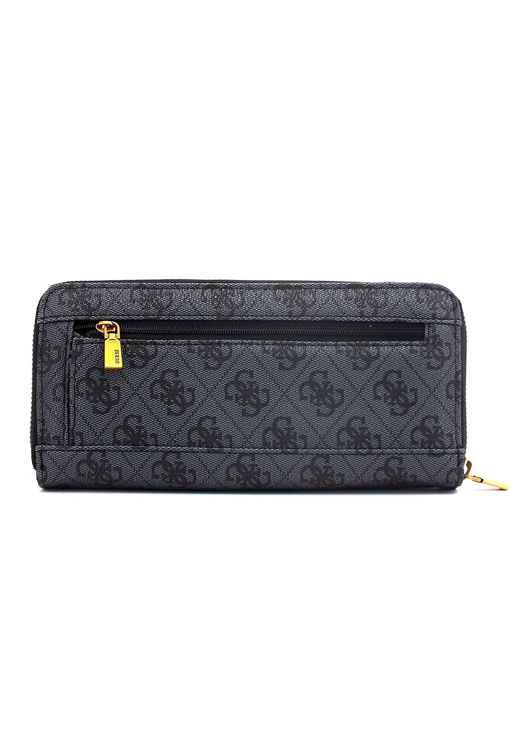 GUESS Eco Brenton Portafoglio Donna Grigio Coal Logo ESB839046 - Sandrini Calzature e Abbigliamento