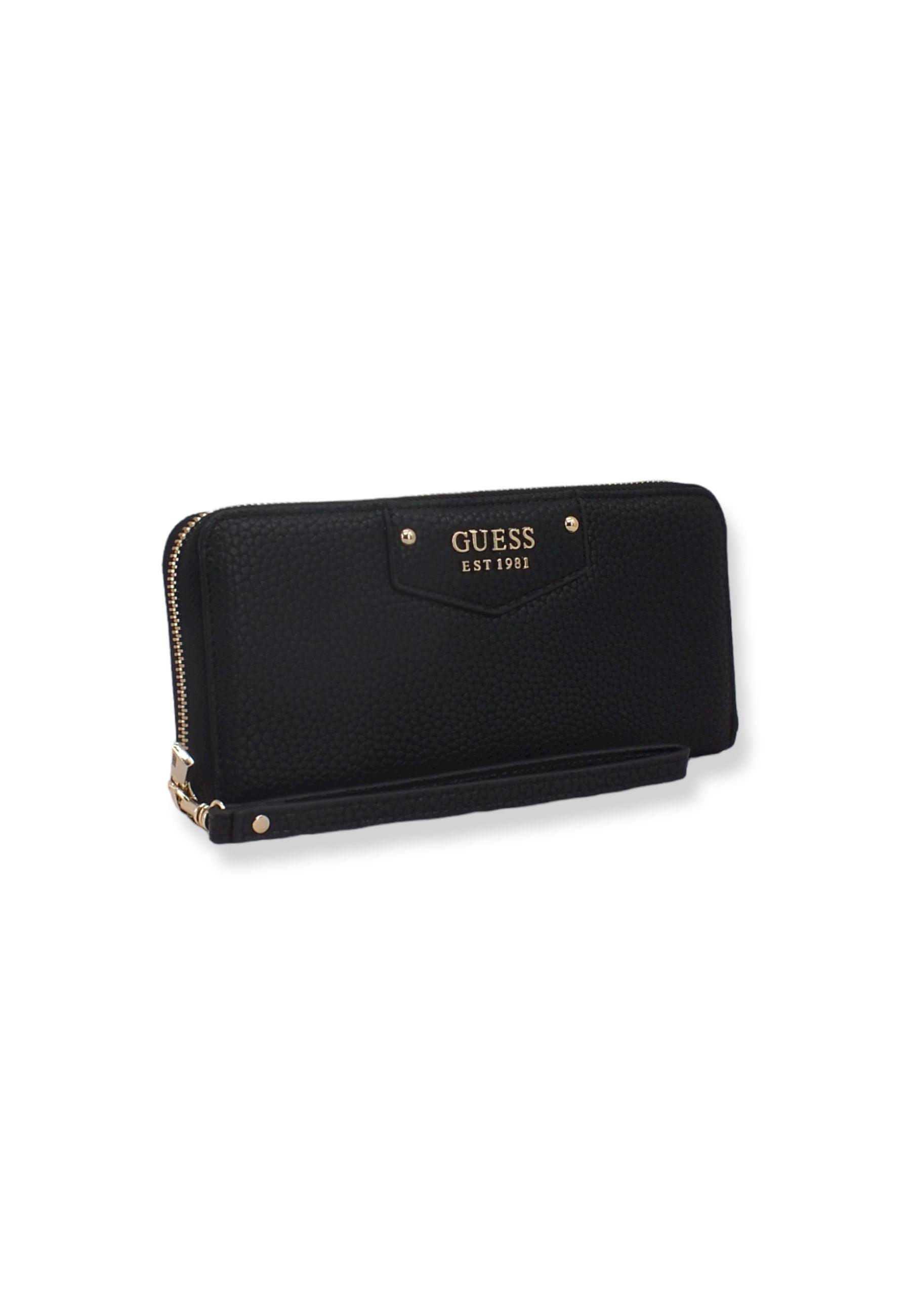 GUESS Eco Brenton Portafoglio Large Donna Black EVG839046 - Sandrini Calzature e Abbigliamento