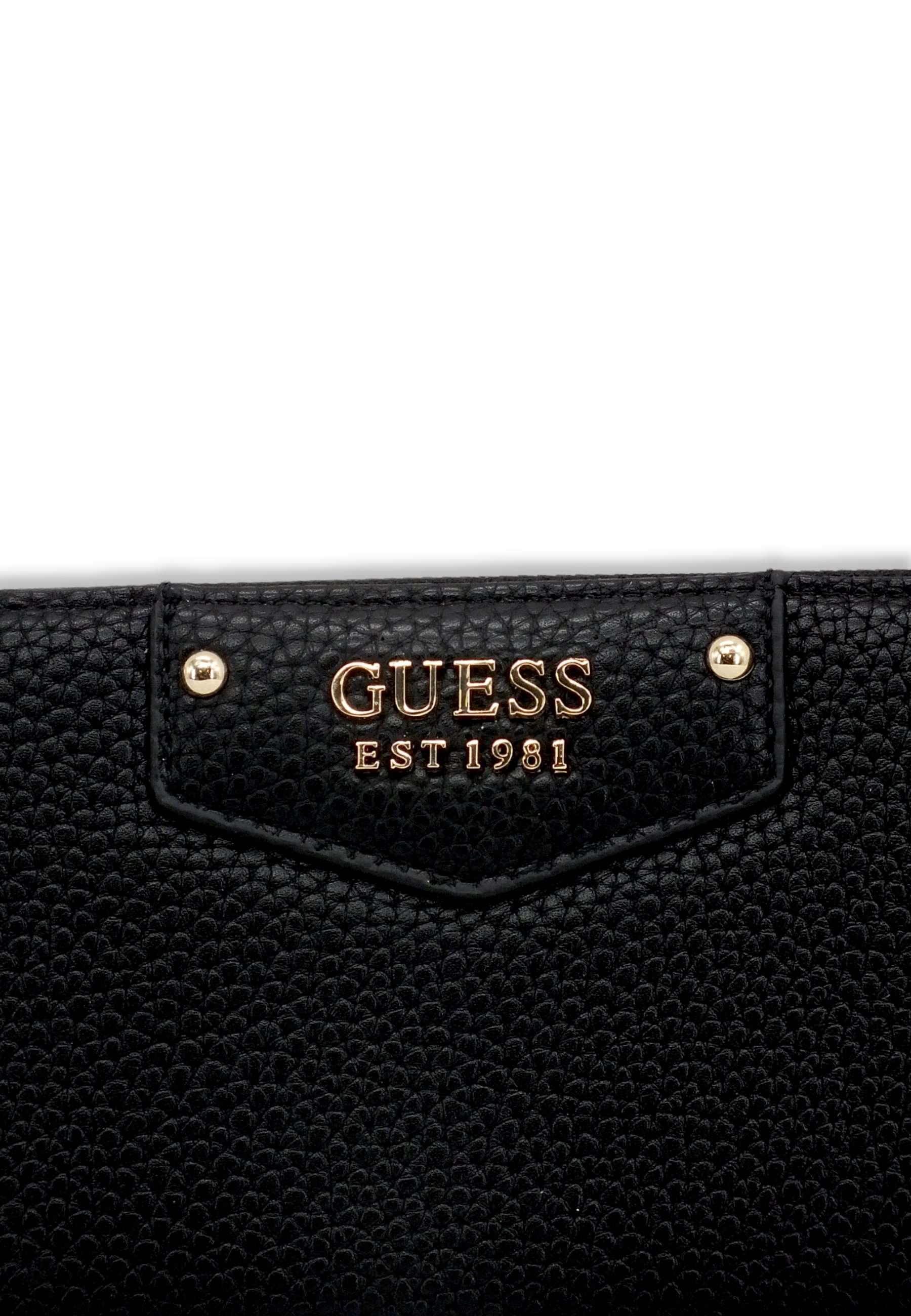 GUESS Eco Brenton Portafoglio Large Donna Black EVG839046 - Sandrini Calzature e Abbigliamento