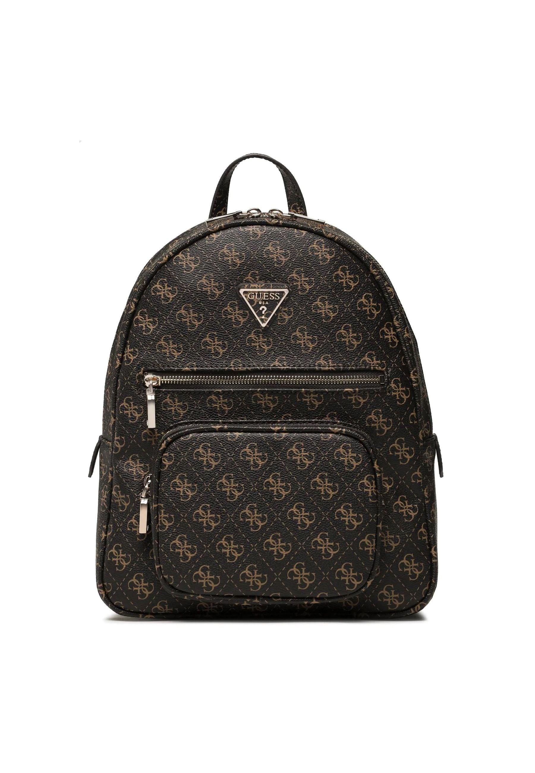 GUESS Eco Elements Zaino Brown Logo ESG876733 - Sandrini Calzature e Abbigliamento